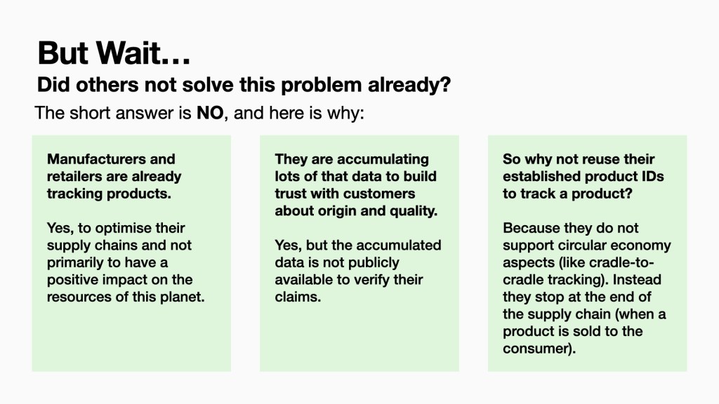 Why current solutions are not enough.